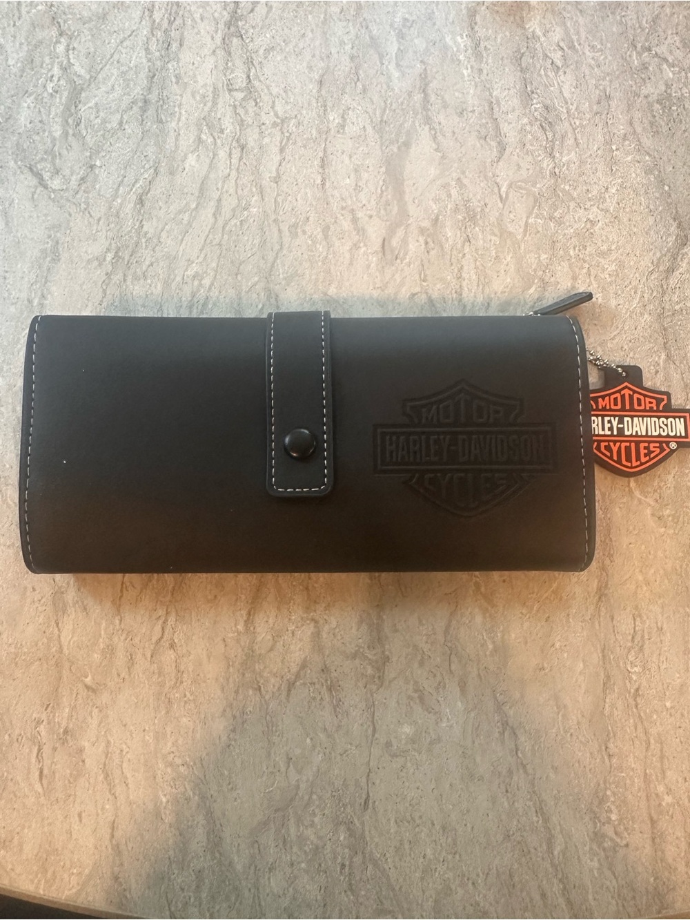 Harley-Davidson Black Men's Long Wallet